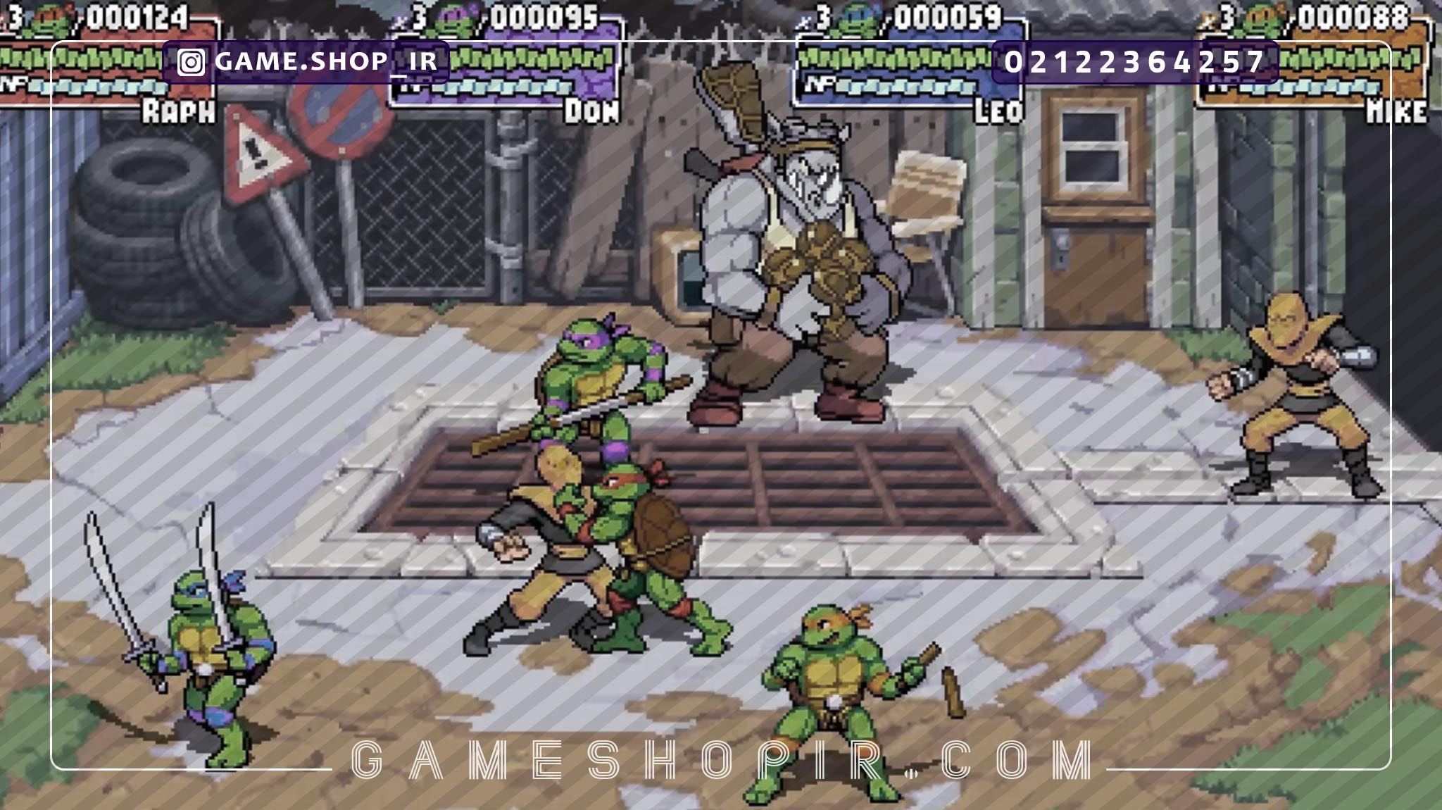 بازی Teenage Mutant Ninja Turtles: Shredder’s Revenge