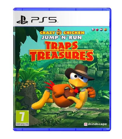 خرید بازی Crazy Chicken Jump n Run Traps and Treasures برای PS5