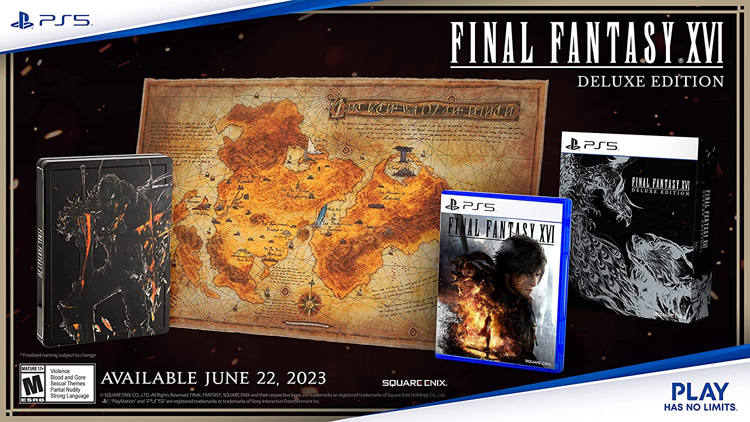 بازی Final Fantasy XVI نسخه Deluxe Edition