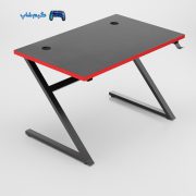 خرید میز گیمینگ Gaming Desk Zeus Red RGB (اسمبل شده)