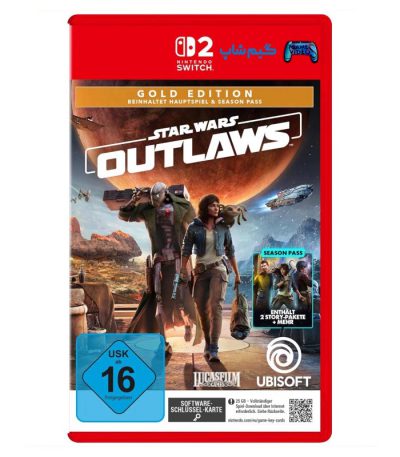 خرید بازی Starwars: Outlaws نسخه Gold Edition برای نینتندو سوییچ ۲